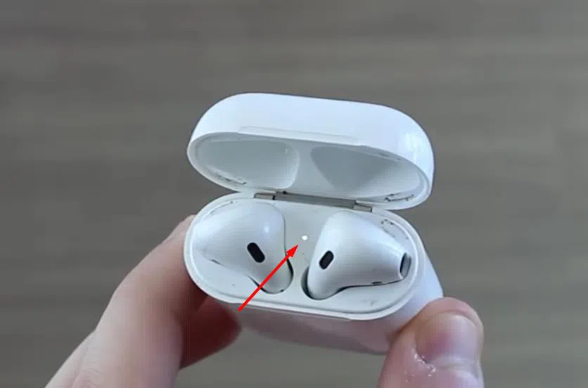 place the AirPods 