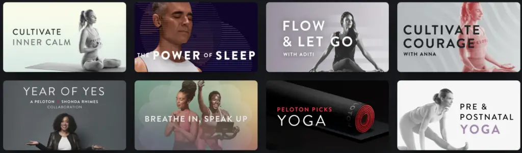 Peloton Yoga Programs